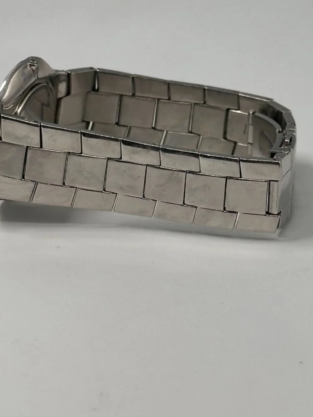 3/$30 Kenneth Cole Watch Men Silver Missing Crown Untested Selling As Is 8.25